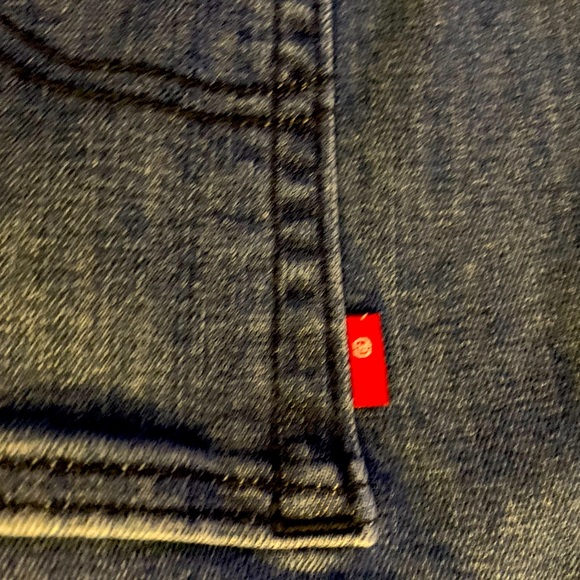 Levis 541 Jeans Mens Size 40x30 Dark Blue Denim Stretch Athletic tapered - Picture 7 of 7